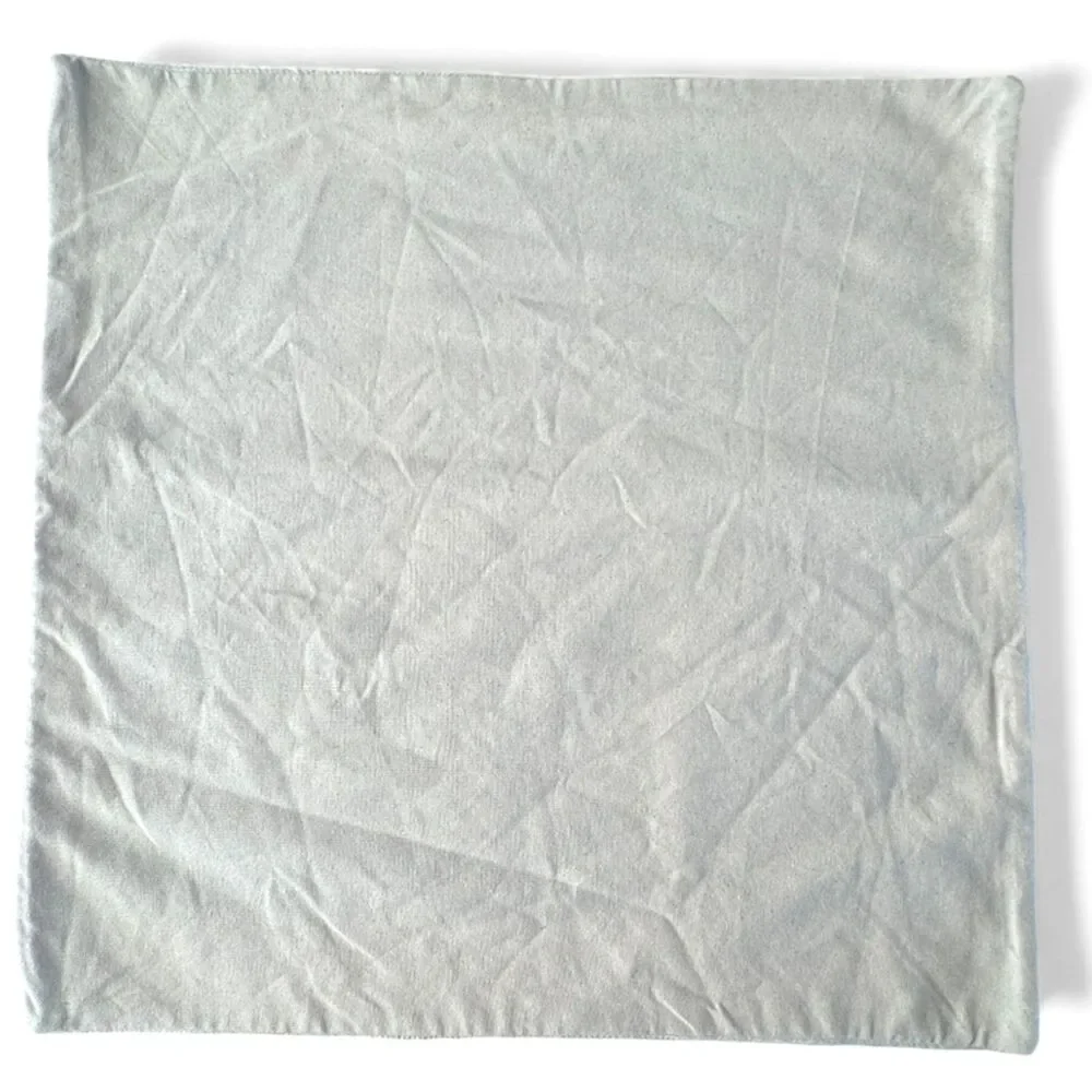 West Elm Crewel Stacked Shapes Embroidered Pillow Cover Cotton 20